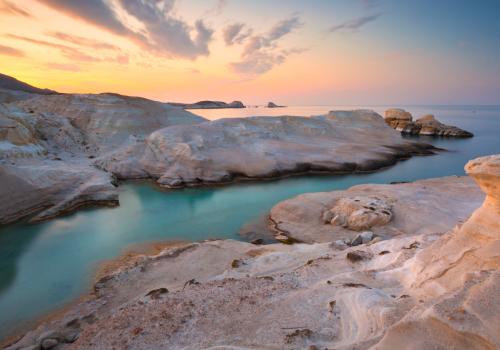 Milos Sailing Cruise - Sarakiniko Sunset